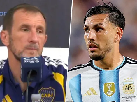 Paredes le envió un mensaje a Arruabarrena ni bien terminó el partido