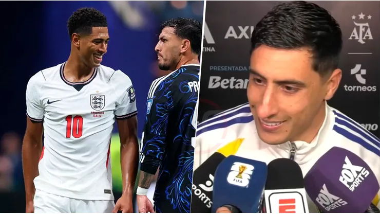 Merentiel se refirió a la tarea de Paredes contra Inglaterra.