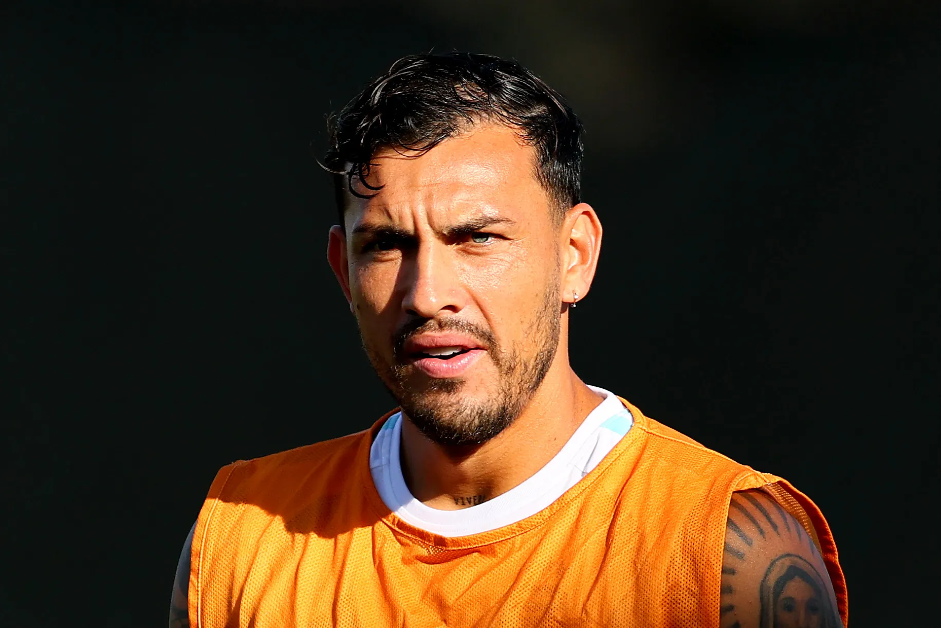 Paredes no jugó en el primer partido de Argentina en el Mundial. (Getty)