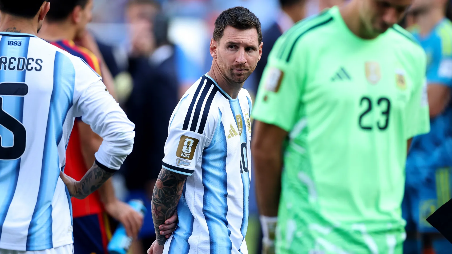 Esta vez no, Leo: Messi no pudo lograr el bicampeonato del mundo con Argentina. (Getty)