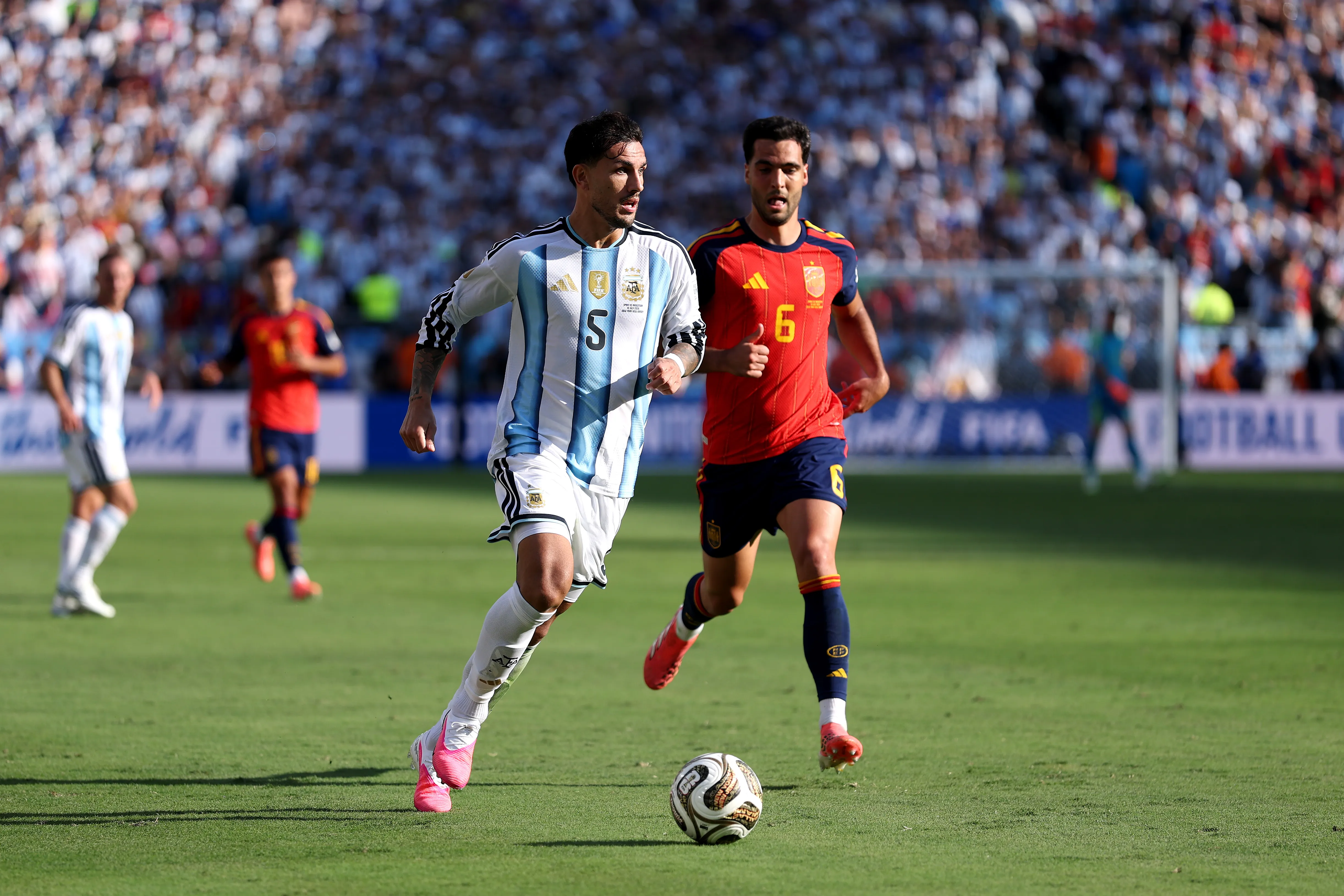 Paredes jugó la final del Mundial 2026 con una lesión. (Getty Images)