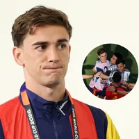 Gavi habló de su pelea con Paredes: "No es una buena imagen para los niños"