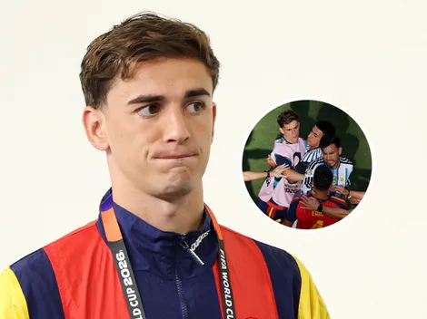 Gavi habló de su pelea con Paredes: "No es una buena imagen para los niños"