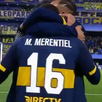Tremendo pase de Paredes: el gol de Merentiel para el 1-0 ante O'Higgins
