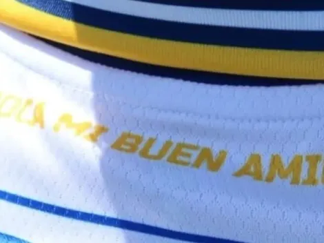 El homenaje de un club galés a Boca en su nueva camiseta: "Mi buen amigo"