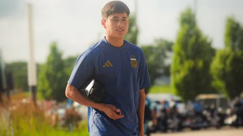 Aranda ya debutó con la Selección Argentina.