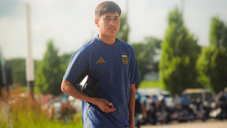 Aranda ya debutó con la Selección Argentina.