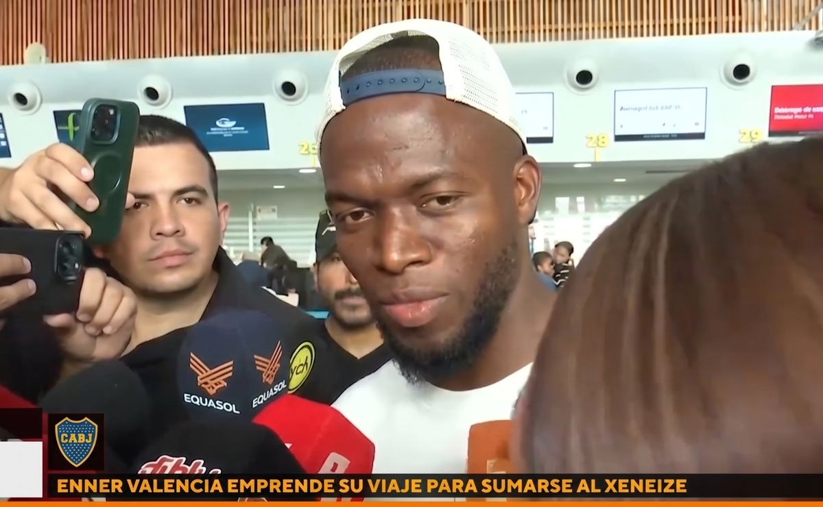 Enner Valencia ya está en Argentina: dorsal 30 y promesa a los hinchas de Boca