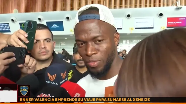 Enner Valencia habló antes de su arribo a Boca.