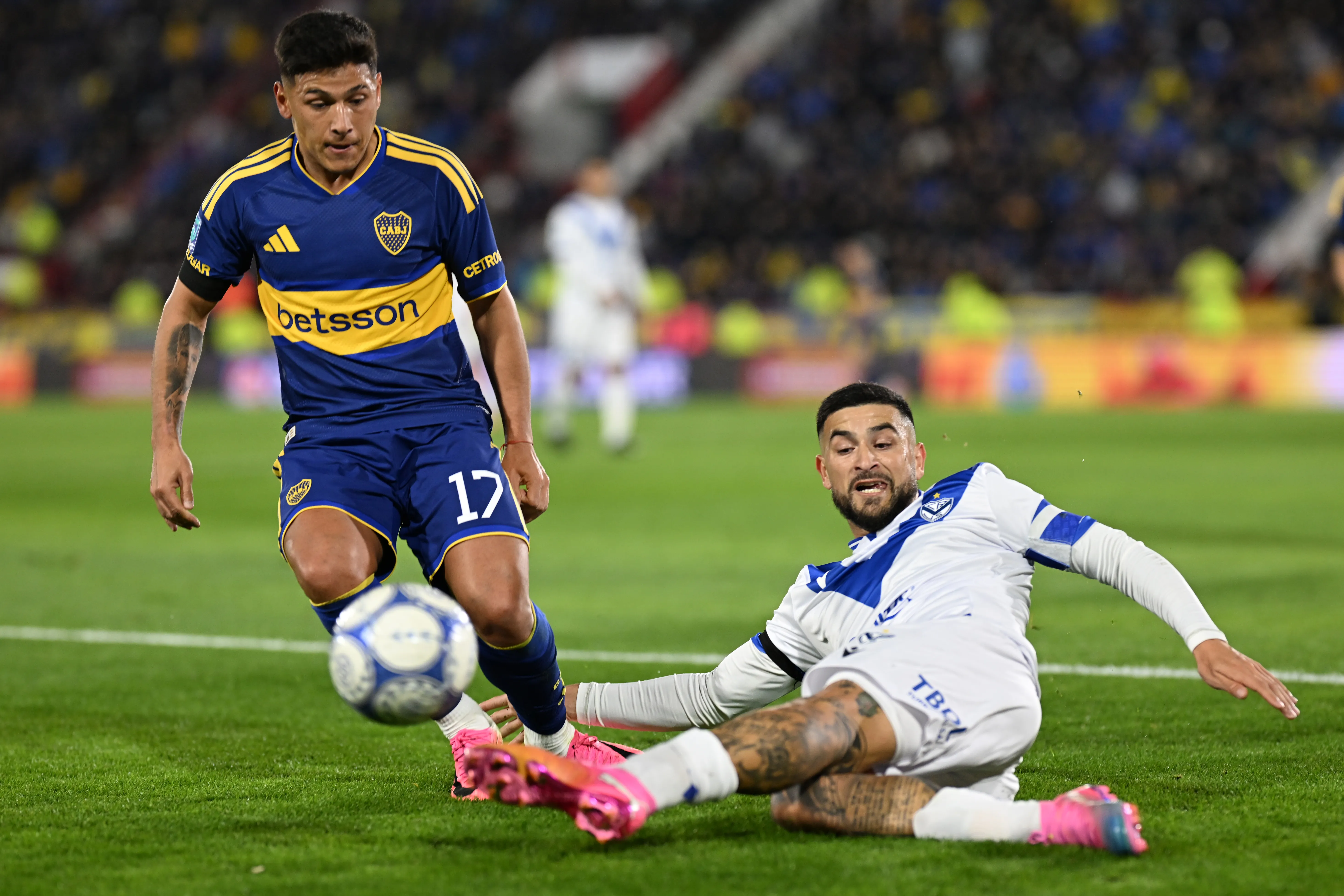 Boca igualó 1-1 con Vélez. (Getty)