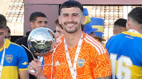 García pertenece a Boca pero no llegó a debutar.