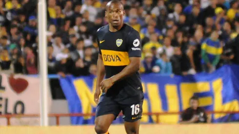 Ribair Rodríguez jugó en Boca durante la temporada 2013.