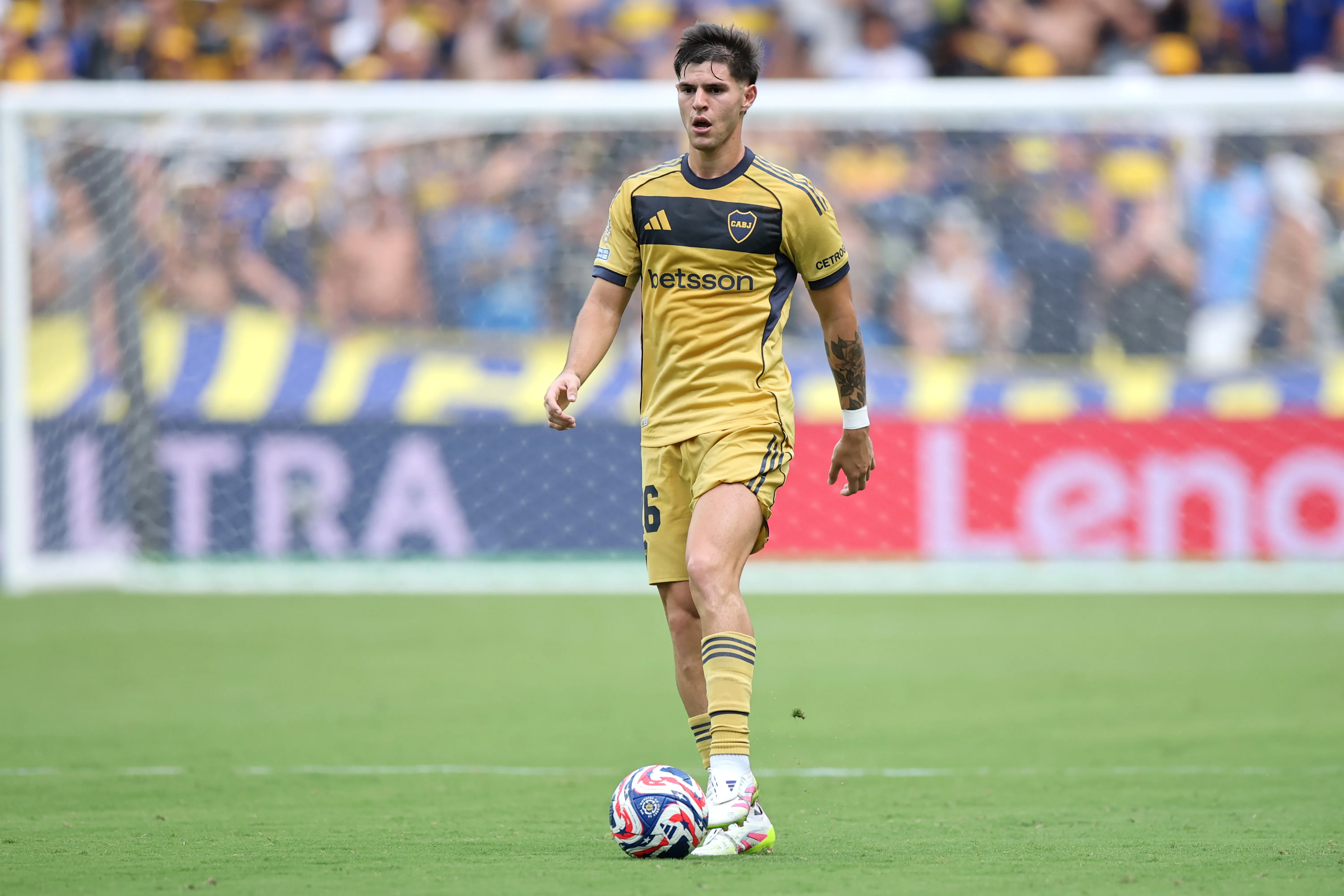 Pellegrino, lesionado en Boca. (Getty)