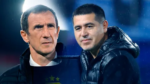 La conversación entre Arruabarrena y Riquelme.