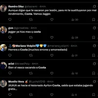 Los hinchas de Boca apuntaron a uno de los titulares tras el empate con Racing: "Un desastre"