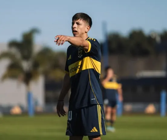 Lautaro Bianco, el enganche de la Reserva de Boca.