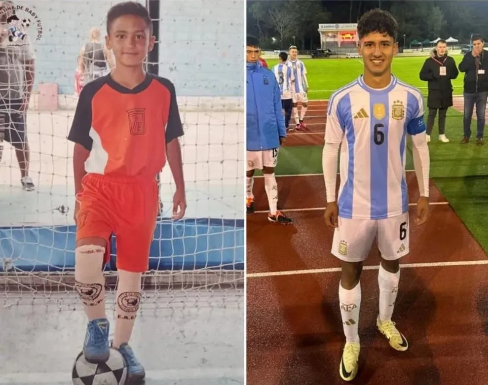De baby fútbol a la Selección Argentina juvenil: Matías Satas.