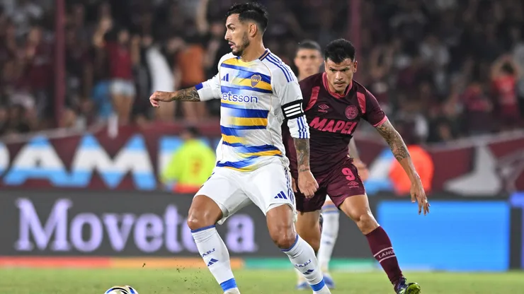 Paredes, en el último partido ante Lanús.