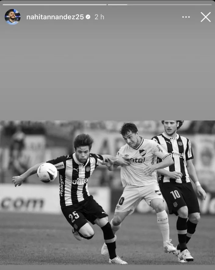 La historia que subió Nández en medio de los rumores sobre su futuro.