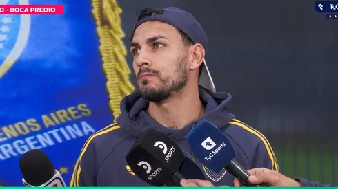 Paredes habló antes del duelo de Boca ante Vélez.