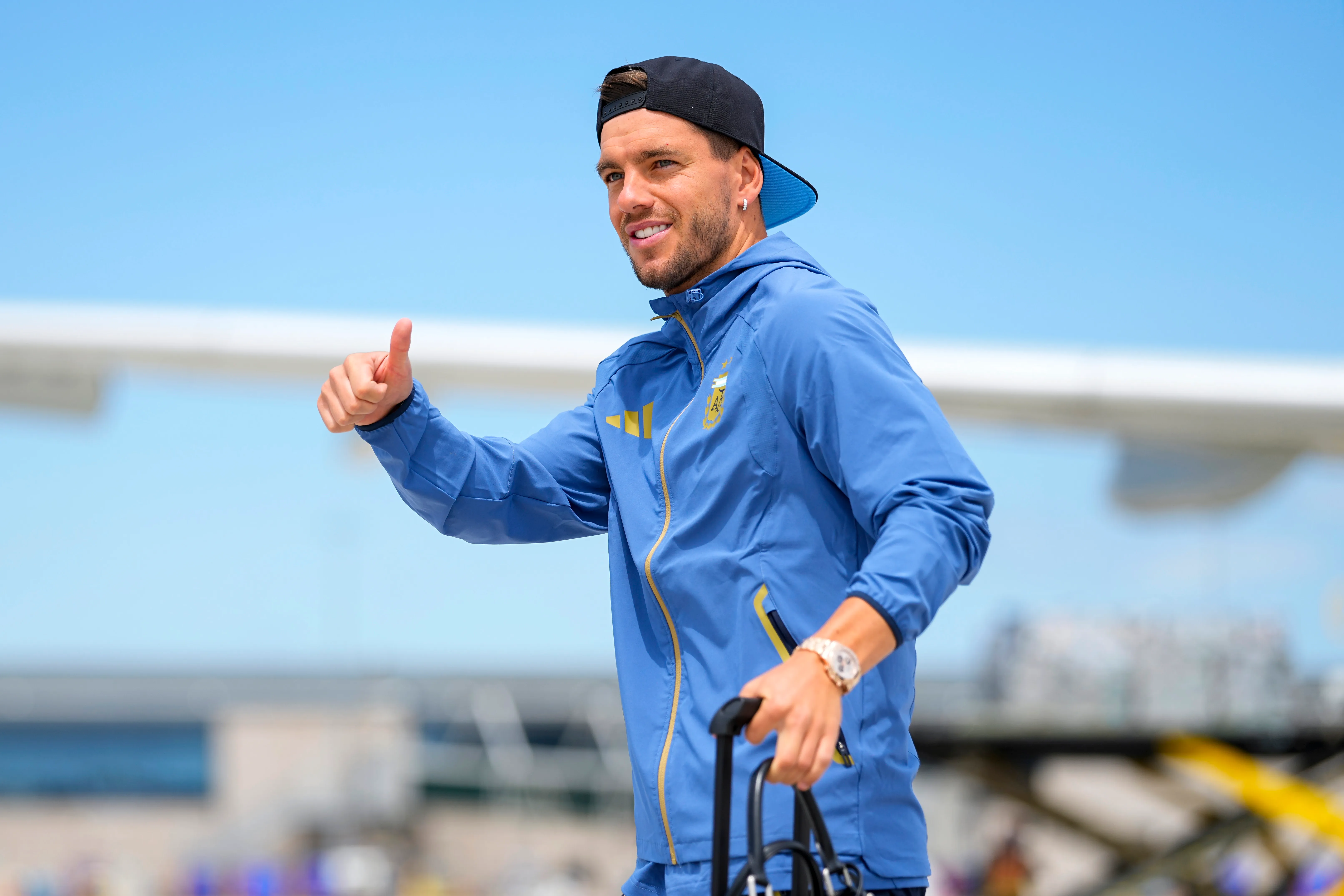 Lo Celso, en la Selección Argentina. (Getty)