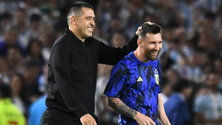 Riquelme habló de Messi.