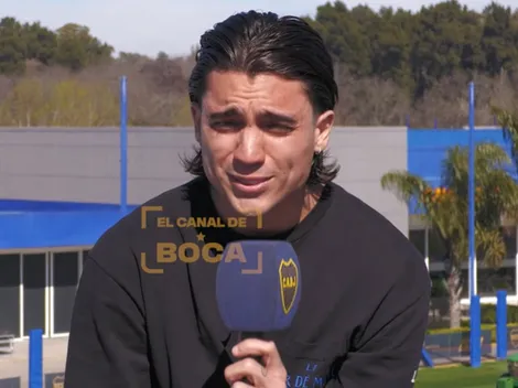 Zeballos se despidió entre lágrimas: Boca, su relación con Paredes y un consejo a Aranda