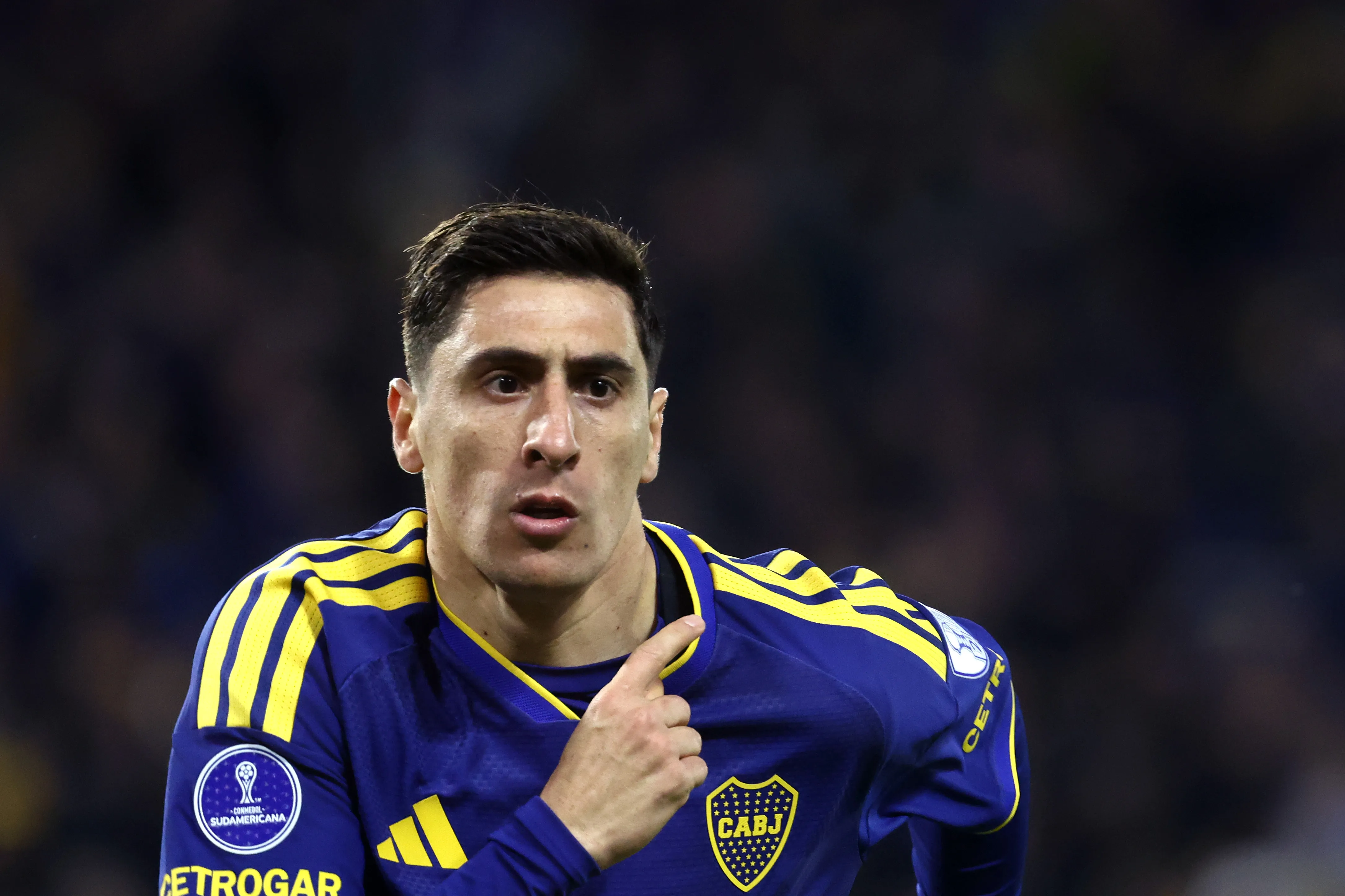 Merentiel, el autor del gol de Boca. (Getty)