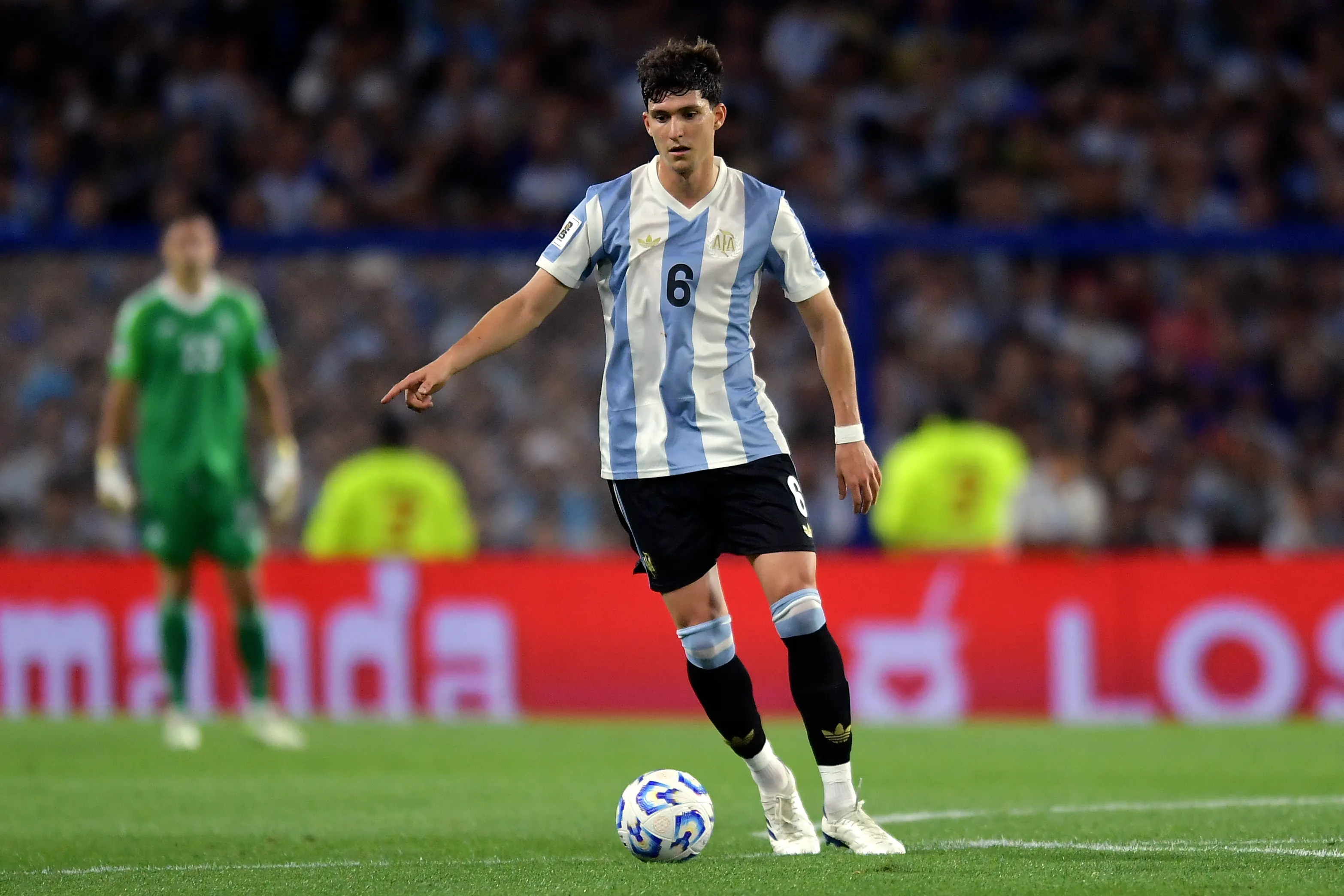 Balerdi, en la Selección Argentina. (Getty)