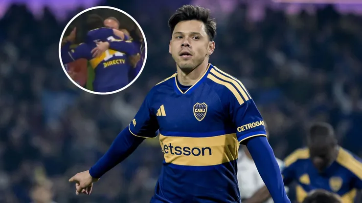 Ángel Romero reveló el motivo por el que festejó junto al volante.
