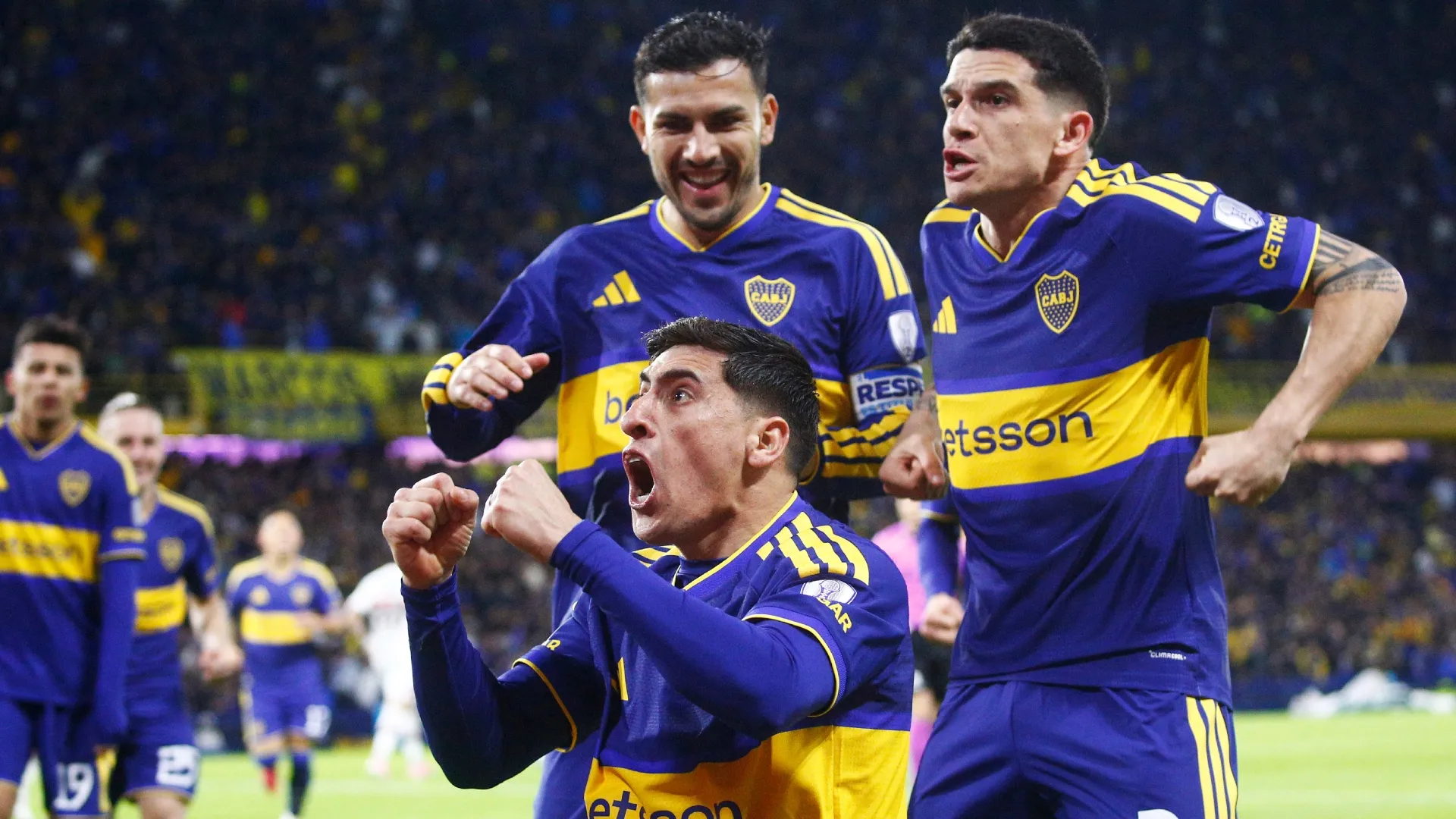 Merentiel le dio le ventaja a Boca para ir a Brasil. (Getty)