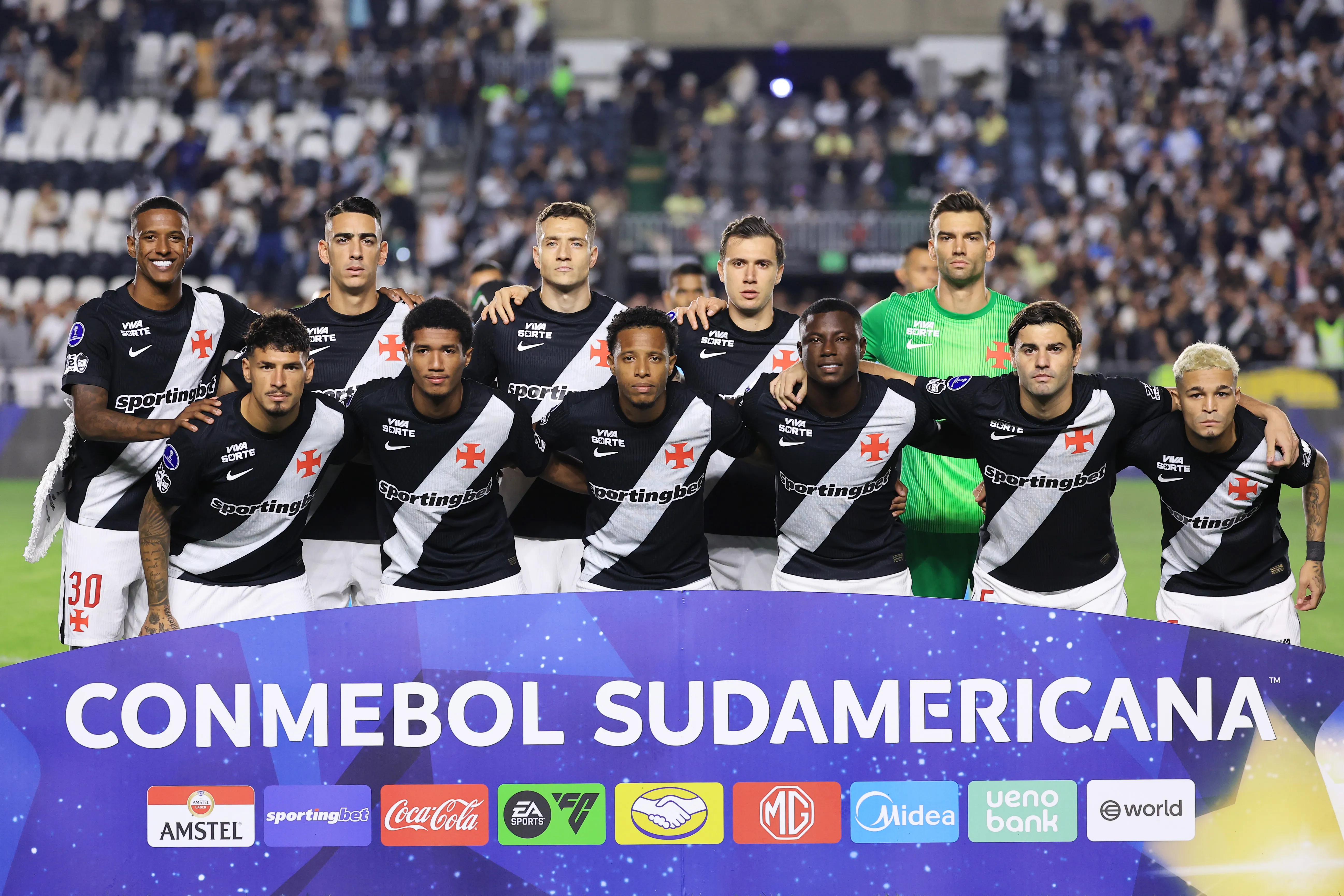 Vasco Da Gama, el próximo rival de Boca en la Sudamericana. (Getty)
